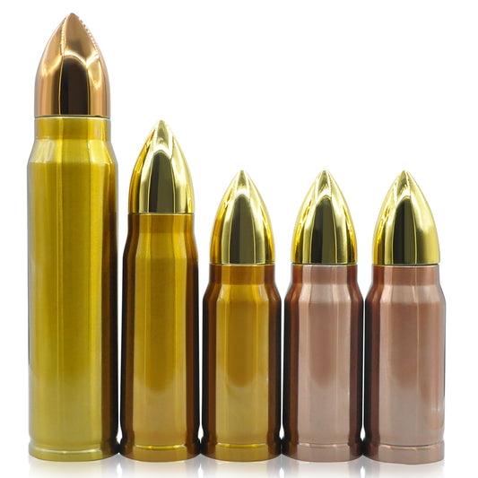 AM4-Double Wall Stainless Steel Vacuum Insulated Sublimation Bullet Tumbler With Lid