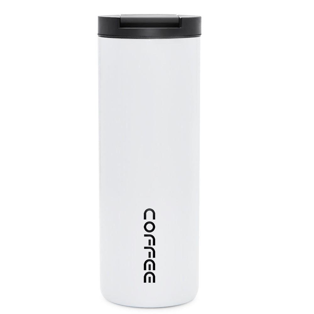 CP10-Gradient Color 12oz Stainless Steel Double Wall Coffee Mug With Lid Reusable Vacuum Insulated Travel Cup
