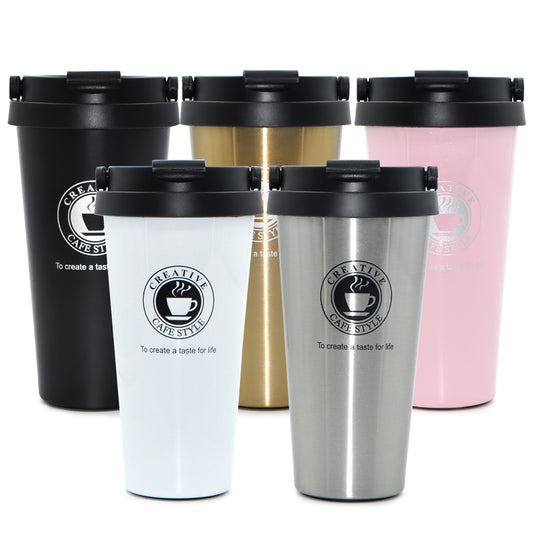 CP3- 380ML/510ML Portable Insulated Tumbler Stainless Steel Travel Mug Cup Custom Coffee Mugs