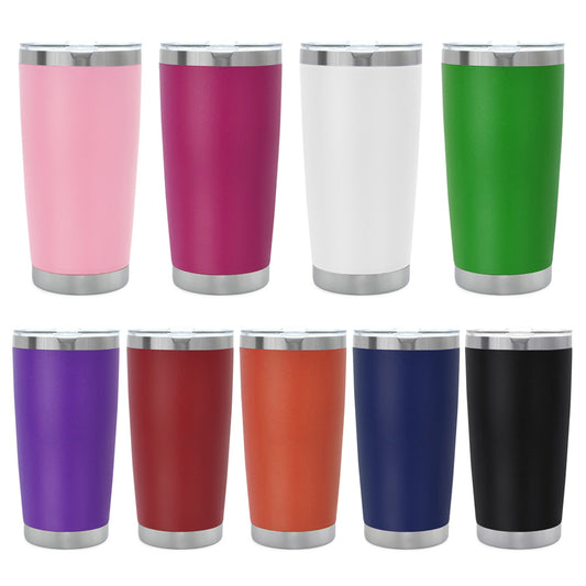 CP9-20oz Stainless Steel Double Insulated Mugs Vacuum Insulated Coffee Tumblers Sports Water Bottles