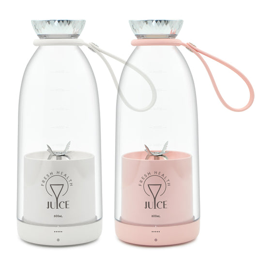 JU1-Travel Personal Mini Handheld Electric Rechargeable Fruit Mixer Smoothie Juicer Blender