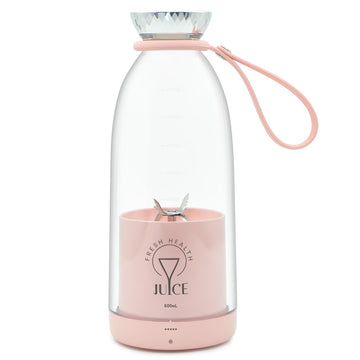 JU1-Travel Personal Mini Handheld Electric Rechargeable Fruit Mixer Smoothie Juicer Blender