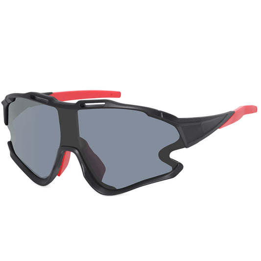 M5833-Cycling glasses hot sale custom colorful pc lens sports sunglasses men's oversized lens bike glasses for men