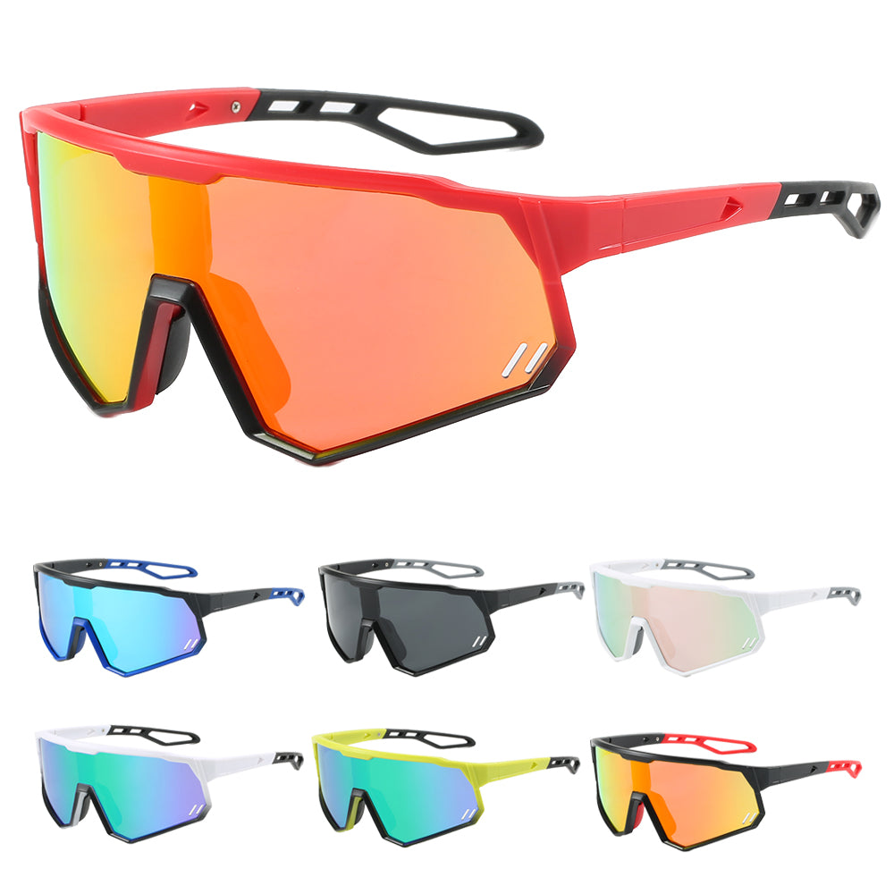 M5879-Chinese Factory High-quality Outdoor Sports Glasses Customized LOGO Brand Sunglasses Men's Polarized Bicycle Glasses UV400
