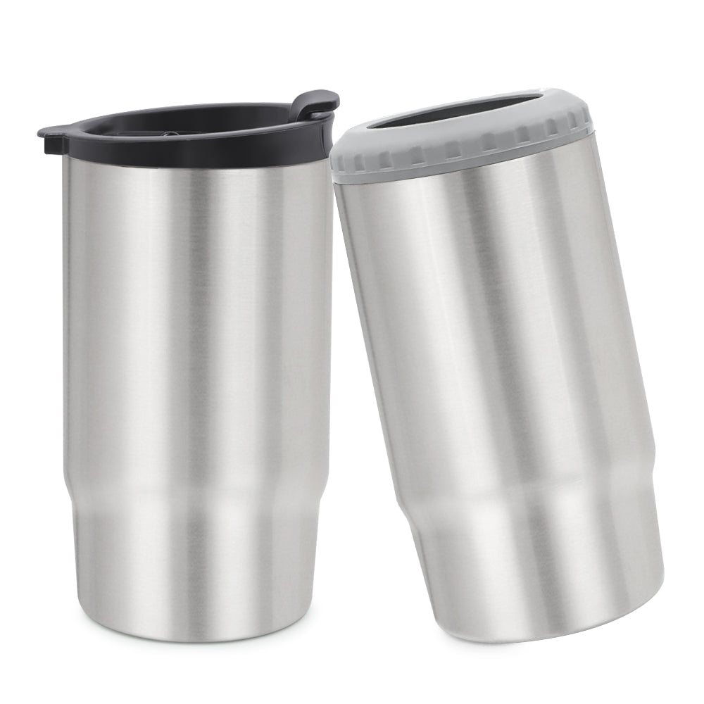 Q105-380Ml 12oz sublimation double insulated beer metal stainless steel slim soda cola can cooler