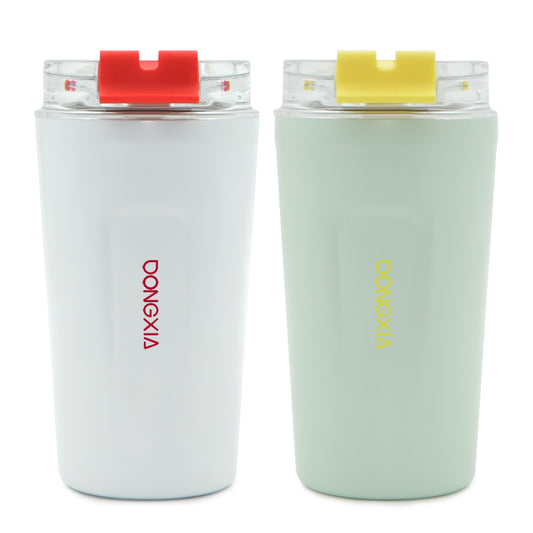 SP10- 380ML 12oz Coffee Mug With Lid Sublimation Tumbler Cups 304 Stainless Steel Travel