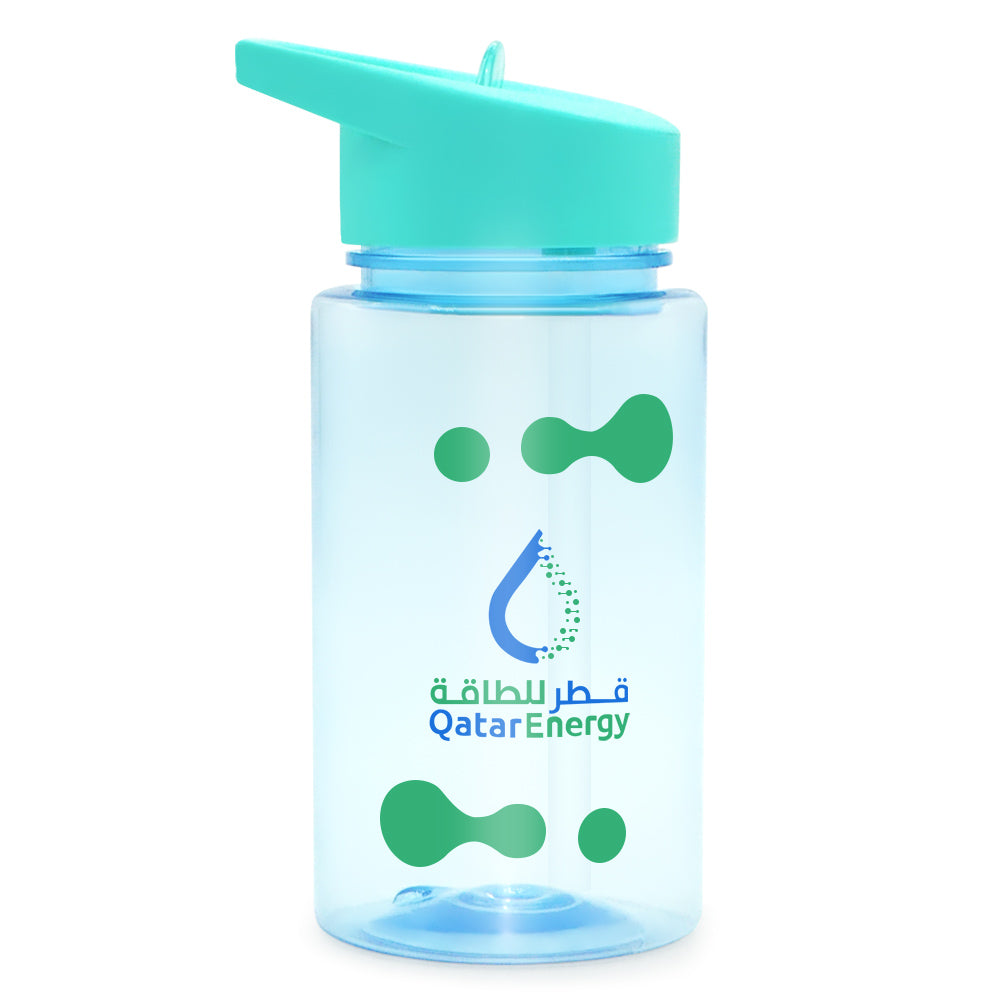 SP20- 480ML 17oz Clear Kids Drinking Water Cup Bottles With Straw Children Plastic Drink Bottle