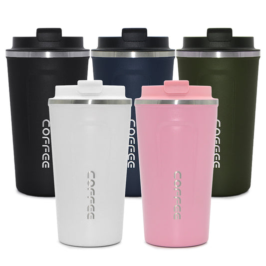 SP6-17oz 380ML Vacuum Insulated Double Wall Coffee Tumbler Stainless Steel Travel Mug For Car