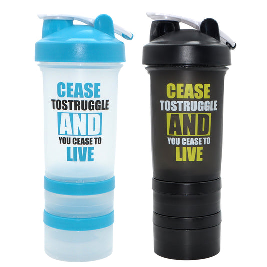 SP9-BPA Free Mixer Protein Cup With Lock Protein Box Storage Protein Shaker Bottle