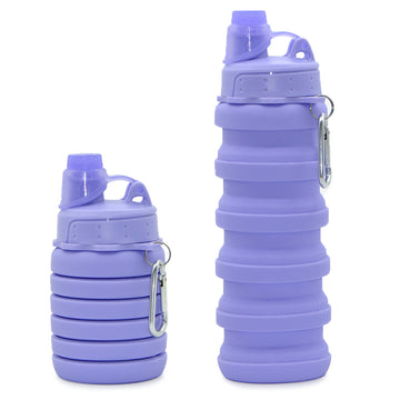 T16-Bpa Free Silicone Folding Outdoor Sports Camping Drink Bottles Collapsible Water Bottle