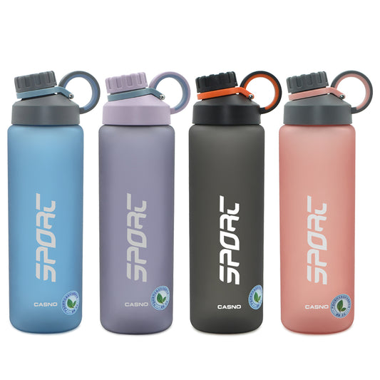 TF1-Plastic Wide Mouth Portable bottles BPA-Free Leak-proof Outdoor Sport Travel Camping Water Bottle