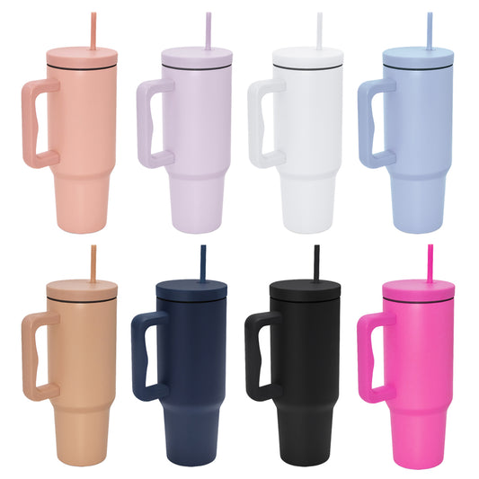 YE2-stainless steel double wall vacuum metal coffee mug 40oz stanleys tumbler