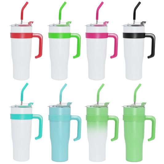 YE4- adventure quencher double wall stainless steel travel mug 40oz tumbler with handle stanleys termos